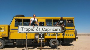 Topic of Capricorn Tropic of Capricor, Africa overland
