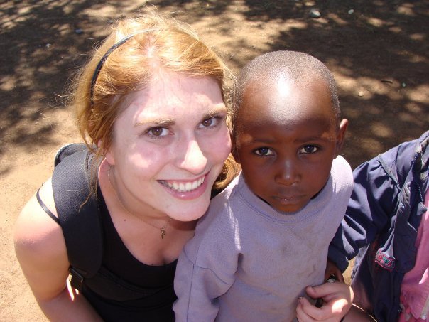 Photo with the locals in a Kenya village Photo with the locals in a Kenya village