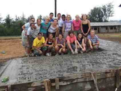 Kenya volunteers crew and their hard work