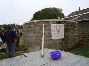 Madventurer volunteers built this water tank Madventurer volunteers built this water tank