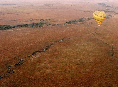 Take a Ballooning trip in the Serengeti