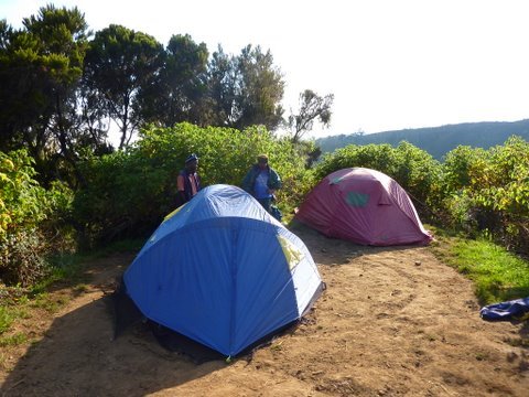 Camping out on the 6 day Rongai Route