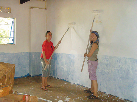 Voluntary work in a local school Voluntary work in a local school